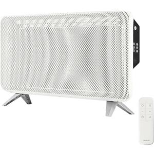 Cecotec Radiatore Elettrico con Telecomando ReadyWarm 2000 Graphene. 1800W, Termostato 15-40ºC, Basso Consumo, Timer 12h, Tripla Sicurezza, Calore Rapido, Design Compatto