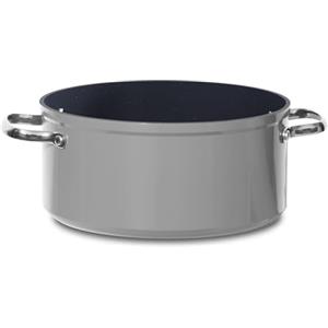 Nuwave Pentola da 4,7 litri in Ceramica Antiaderente Duralon Blue in Grigio, Priva di PFAS, Compatibile con Induzione e Forno, Lavabile in Lavastoviglie, Manici Freschi e Resistente ai Graffi