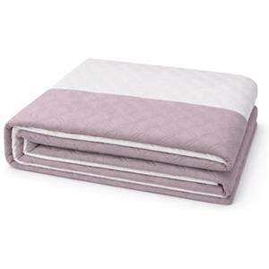 VKZ Trapuntino Matrimoniale Leggero, Piumino Estivo per Letto Matrimoniale, Trapunta Leggera Primaverile ed Estiva, Coperta Trapuntata,Beige/cipria
