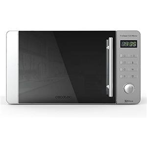Cecotec Forno a Microonde ProClean 5120 Inox, 700 W, Grill 800 W, Capacità 20 L, Ready2Clean per una migliore pulizia, Tecnologia 3DWave, 8 Programmi, Design della porta a specchio