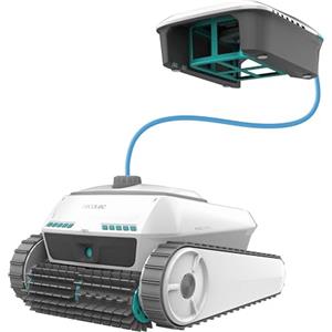 Cecotec Robot detergente per sfondi, pareti, linea di galleggiamento e superficie conga Pooldroid 10000 TotalClean AquaSkater. 300 m2, pulizia ordinata, autonomia 150 minuti, capacità 4 l, app e