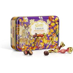 Pastiglie Leone Leone dal 1857 - Latta Nathalie Lete Praline Gourmet - Cioccolatini Assortiti - Senza Glutine - Latta da 150g - Idee Regalo