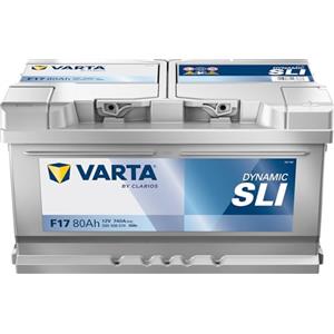 Varta F17 Batteria Auto Blue Dynamic 58380, 12V, 80 Ah, 740 A