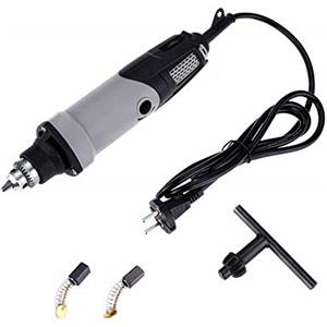 BuyWeek Smerigliatrice Elettrica Utensile Rotante Elettrico, 400W 6 Posizioni Velocità Variabile per Intaglio Taglio Macinazion 220V Spina UE