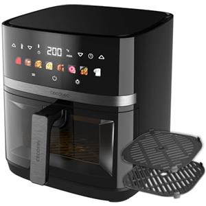 Cecotec Friggitrice ad Aria 8 Litri - Air Fryer Cecofry&Grill Duoheat 8000. 2200W, Doppia Resistenza, Dietetica e Digitale, Finestra, Temperatura Regolabile 80-200°C, 8 Menu