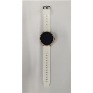 FOSSIL GEN 6 SMARTWATCH DW13F3 44 MM 8GB WIFI NFC GPS CASSA ORO CINTURINO BIANCO