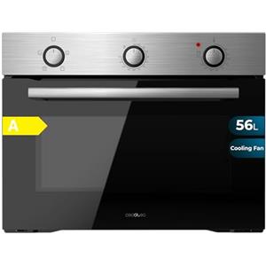 Cecotec Forno da incasso Bolero Hexa C134500 Inox A. 2600 W, capacità di 56 L, basso consumo, 4 funzioni, timer, pulizia a vapore, cottura a vapore