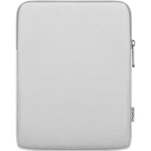 MoKo 9-11 pollici Tablet Sleeve Borsa Custodia per il trasporto Adatto a nuovi 11 pollici iPad Air M3, iPad A16 2025, iPadPro 11 M4, Air 5/4/3, i-Pad 10/9/8. Gen, Tab S8/S9 11", Grigio + Bianco