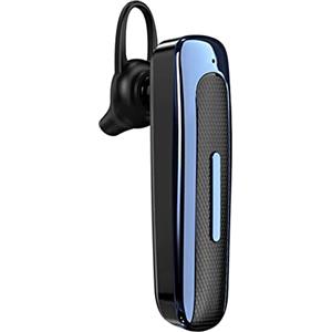 Risegun Auricolare Bluetooth Singolo Cuffie Bluetooth Auricolare in-Ear Cuffie Wireless In Ear con Cancellazione del Rumore, Auricolari Impermeabili per Guida, Ufficio, Affari,