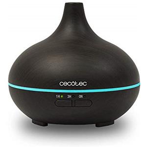 Cecotec Pure Aroma 150 Yin Umidificatore ad ultrasuoni e diffusore di aromi 150 ml, timer 3 ore, 7 colori LED, funzione aromaterapia, ultra silenzioso
