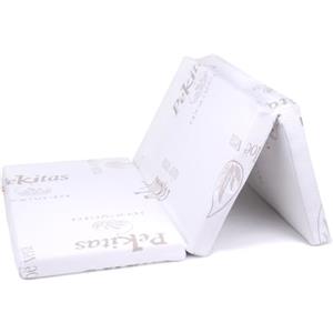 PEKITAS Materasso da viaggio 60 x 120 cm, altezza del nucleo 5 cm, fodera rimovibile e lavabile con aloe vera