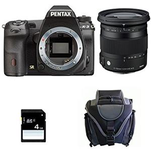 Pentax K-3 + 17-70mm F2.8-4 DC + SD 4GB Kit fotocamere SLR 24,35 MP CMOS 6016 x 4000 Pixel Nero