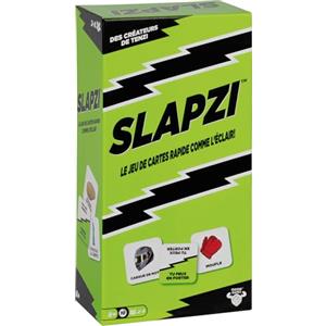 Asmodee - SLAPZI - Giochi da tavolo - Gioco di carte - Gioco d'atmosfera per adulti e bambini a partire dagli 8 anni - 2-8 giocatori - 10 min - Versione francese, Moose Toys
