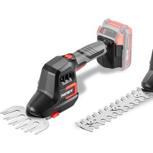 Fuxtec Tagliasiepi a Batteria forbici elettriche FUXTEC 20V FX-E1HHS20 SOLO, Leggero e Silenzioso, Lama 20cm, Taglio 10,5cm