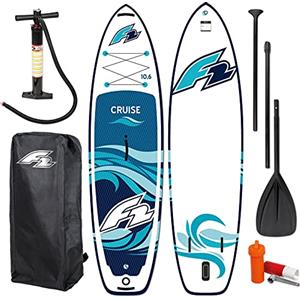 Campsup WindSUP F2 Cruise WS 10'5 Tavola da surf gonfiabile con opzione windsurf | 323 x 83 x 15 cm | Tavola da surf per principianti ed esperti con accessori