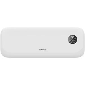 Taurus - Termoventilatore da Parete RCMB 22 | 2000 W | 3 modalità | 2 livelli di temperatura | Display digitale | Telecomando | Protezione da surriscaldamento | Timer 9h | Per ambienti fino a 20 m²