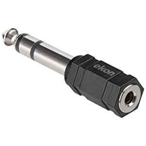 Ekon adattatore Audio, da Jack 3.5mm a Jack 6.3mm, femmina maschio, per radio, stereo, strumenti musicali, chitarra, amplificatore