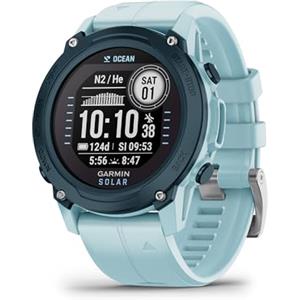 Garmin Descent™ G1 Solar - Ocean Edition, computer subacqueo e smartwatch, realizzato con plastica riciclata oceanica