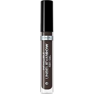 L'Oreal Paris L'Oréal Paris Unbelievabrow, Gel per Sopracciglia a Lunga Tenuta Waterproof, Colore: 1.0 Ebony, 3,4 ml