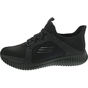 Skechers Elite Flex-52640, Scarpe da Ginnastica Uomo, Nero, 44 EU
