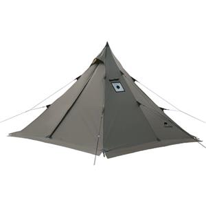 Naturehike Tipi, tenda per 3 - 4 persone, impermeabile, antivento, facile da montare, tenda piramidale, per attività all'aperto, campeggio, famiglie