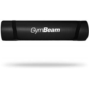 GymBeam Tappetino da Yoga, Ottimo per Pilates, Migliora la Flessibilità e l'Equilibrio, Tappetino da Yoga Antiscivolo per Esercizi di Stretching e Rafforzamento Muscolare (black)