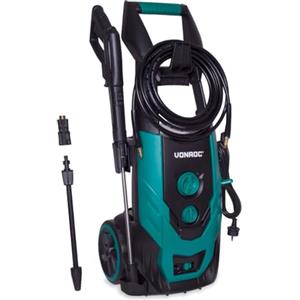 VONROC Idropulitrice ad alta pressione 2200W, 170 Bar, 450 l/h, Serbatoio Detergente, Lancia Turbo, Pulizia Auto e Patio
