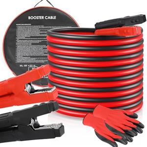 TLGREEN Cavi Avviamento per Auto, 4M 3000A 50mm² Sezione 12V-24V