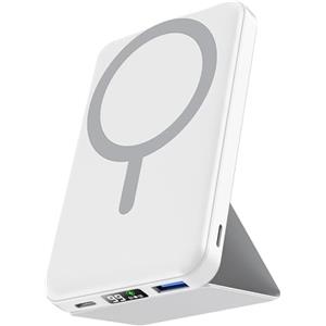Podoru Power Bank per MagSafe, 10000mAh Pieghevole Magneitco Powerbank