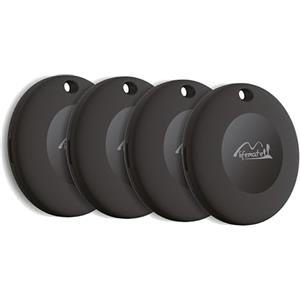 Lifemate Life Tag 4-Pack Tracker Bluetooth Compatibile con Apple iOS, Funziona con App "Dov'è", Localizzatore per Chiavi, Portafogli, Zaini e Valigie, Impermeabile IP67, Batteria Lunga Durata