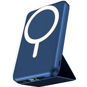Podoru Power Bank per MagSafe, 10000mAh Pieghevole Magneitco Powerbank