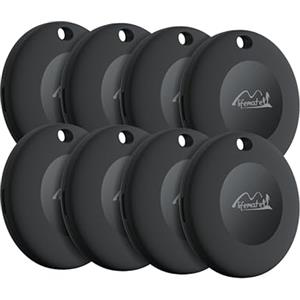 Lifemate Life Tag 8-Pack Tracker Bluetooth Compatibile con Apple iOS, Funziona con App "Dov'è", Localizzatore per Chiavi, Portafogli, Valigie e Zaini, Impermeabile IP67, Batteria Lunga Durata
