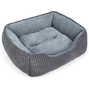 JOEJOY Cuccia Cane Interno Taglia Piccola, Cuccia per Cani Lavabile, Cuscino per Cani Antiscivolo Letto Cane, 51x48x15cm