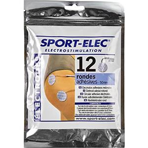 Sport-Elec 12EA50 Elettrodi per Elettrostimolatore, Bianco