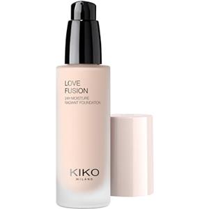 KIKO Milano Love Fusion 24H Moisture Radiant Foundation 0NR, Fondotinta Idratante A Lunga Tenuta Fino A 16 Ore, Finish Luminoso