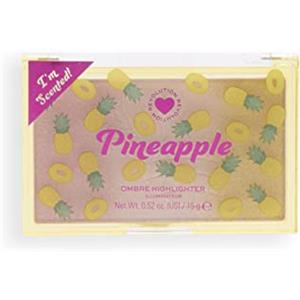 I Heart Revolution Blush, Fard in Polvere Pressato, Altamente Pigmentato, Vegano e Cruelty-Free, Pineapple Ombre, 15g