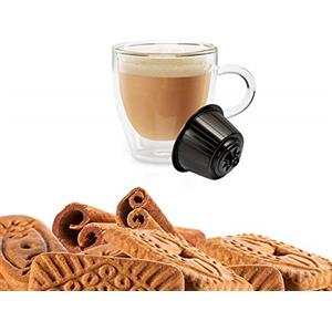 Kickkick Speculoos Cappuccino Biscotto e Cannella Solubile Compatibili Dolce Gusto - 32 Capsule