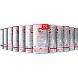 illy Caffè in Cialde E.S.E Monodose CLASSICO Lungo, 216 Cialde Compostabili