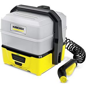 KÄRCHER Idropulitrice portatile OC 3 Plus, bassa pressione, batteria agli ioni di litio, portata: 2 l/h, peso: 2,3 kg, serbatoio dell'acqua: 7 l, tubo a spirale: 2,8 m, ugello a getto piatto