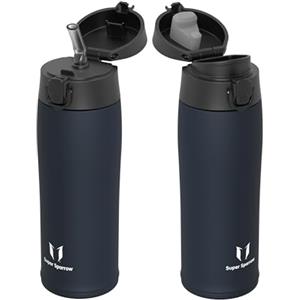 Super Sparrow Sparrow Borraccia Termica bambini 500ml - Bottiglia Termica - 2 Coperchi