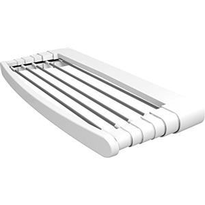 Gimi Resina Telepack 70 Stendibiancheria Da Parete, Stendino Salvaspazio, Bianco, ‎29 x 19 x 71.5 cm 1 Kg, Asciugare il capo