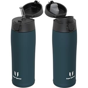 Super Sparrow Sparrow Borraccia Termica bambini 500ml - Bottiglia Termica - 2 Coperchi