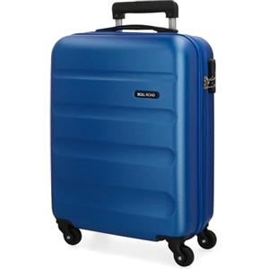 ROLL ROAD Trolley Rigido Cabina 55M, Flex Azzurro