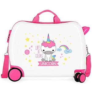 Roll Road Little Me Unicorn Ride-On Suitcase 2 Multi-Direction Spinner Wheels