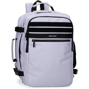 MOVOM Foster Zaino da Cabina per portatile viola 28 x 40 x 20 cm Poliestere 21,6 L, Viola, Taglia unica, Zaino da cabina per laptop