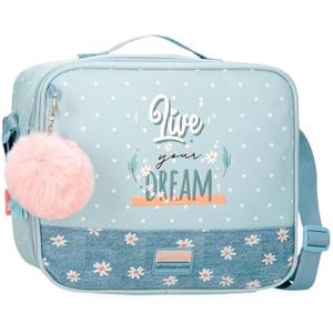 Movom Live Your Dreams Borsa termica per alimenti Verde 25x21x11 cm Poliestere by Joumma Bags, Verde, Tracolla porta alimenti termica