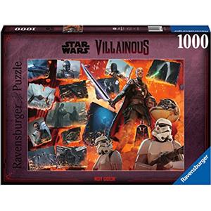 Ravensburger - Puzzle Star Wars Villainous: Moff Gideon, Collezione Villainous, 1000 Pezzi, Idea regalo, per Lei o Lui, Puzzle Adulti