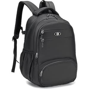 SPAHER Zaino da Viaggio Aereo Bagaglio a Mano 40x30x15 British Airways Iberia Zaino Scuola Piccolo Travel Backpack 20L Zaino Università Lavoro Ufficio Cabin Bag Zaini Sportivo Donna Uomo Nero