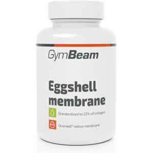 GymBeam Membrana di guscio d'uovo 60 cps, 500 mg per Dose, Integratore articolare con Collagene 22%, per Atleti e Persone Attive, Formato in Capsula, Eggshell Membrane