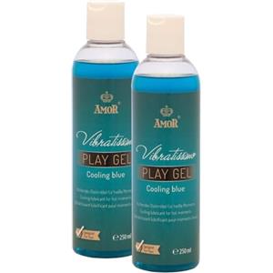 Vibratissimo Play Gel Cooling Blue Lubrificante, 2x250 ml